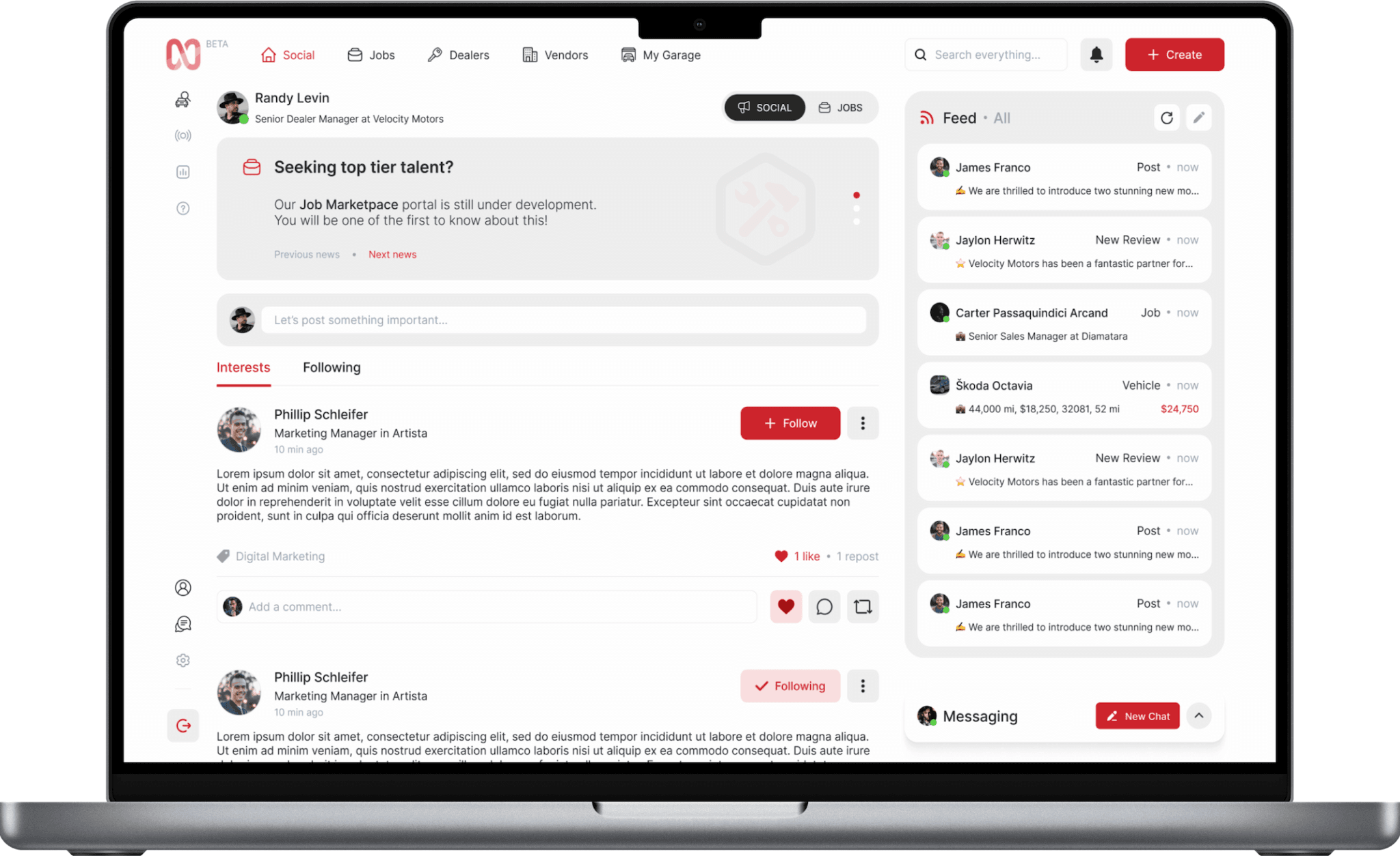 DealersLoop platform preview
